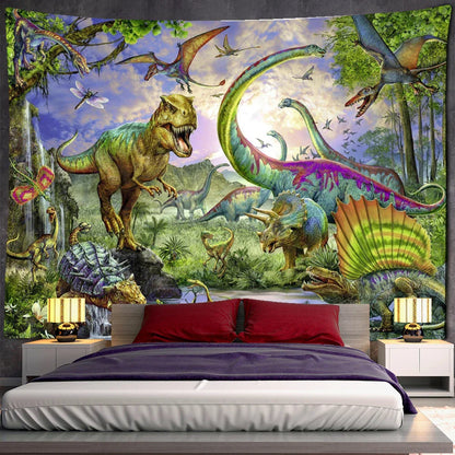 Decorbites™ Dschungel-Tier-Teppich-Wandbehang: Boho-Stil Heimdekoration & Kinderzimmer-Kunst