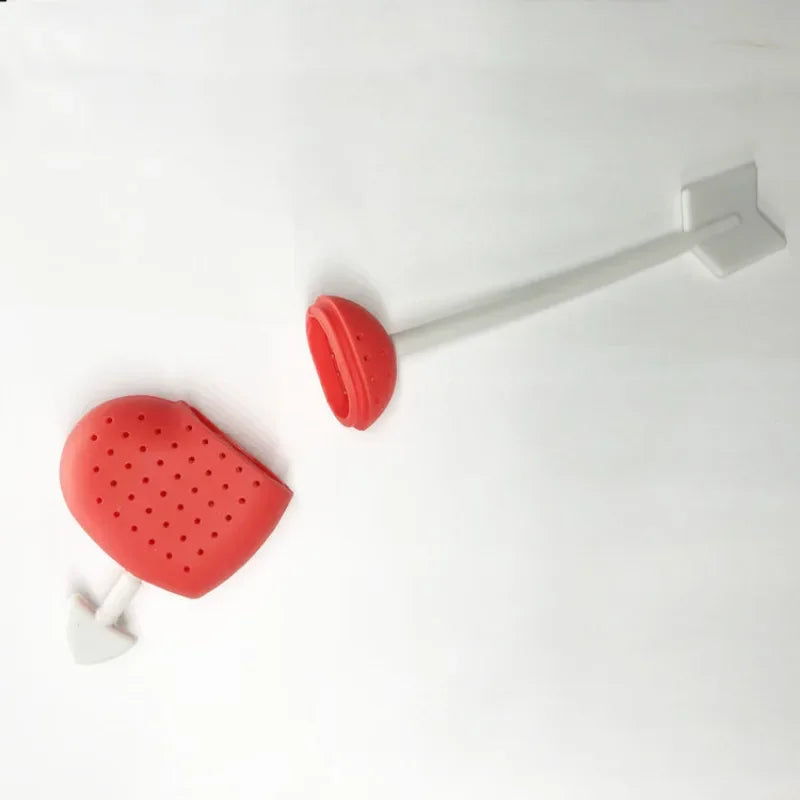 Decorbites™ Herz-Teeaufgussbehälter, Teekannen-Zubehör, ungiftiges lebensmittelechtes Plastik