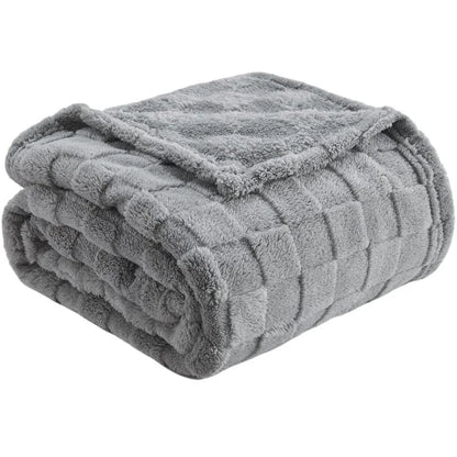 DecorBites™ Cozy Fluffy Blanket for Sofa, Chair & Outdoor - Soft & Warm Blanket