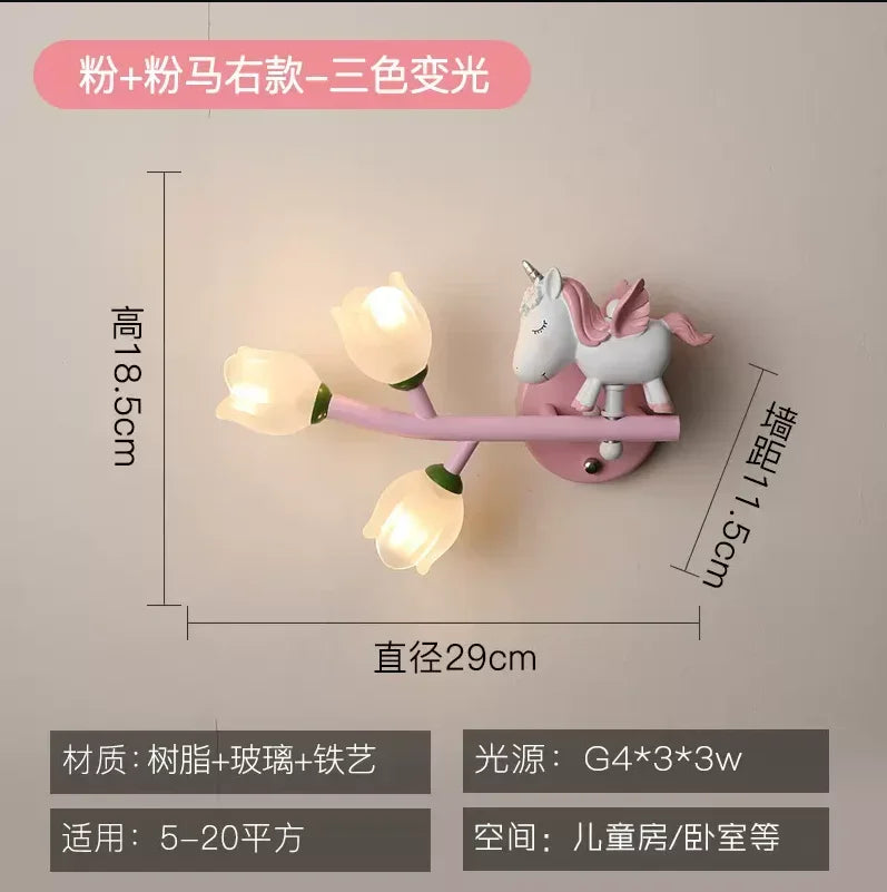 Decorbites™ LED-Wandleuchte für Kinderzimmer – Cartoon-Beleuchtung für die Kinderstube