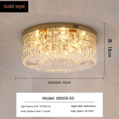 Decorbites™ Gold Kristall-Deckenleuchter - Moderne LED-Pendantbeleuchtung für Wohn- und Esszimmer