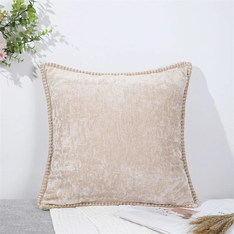 Decorbites™ Hahnentritt-Muster Kissenbezug 30x50 cm Schwarz und Weiß Bogen-Taille Kissenhülle