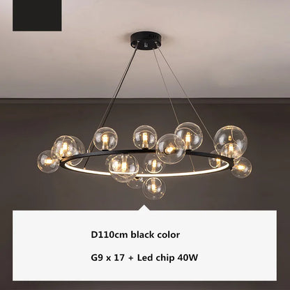 Decorbites™ Glasballen-G9-LED-Kronleuchter: Modernes minimalistisches nordisches Design