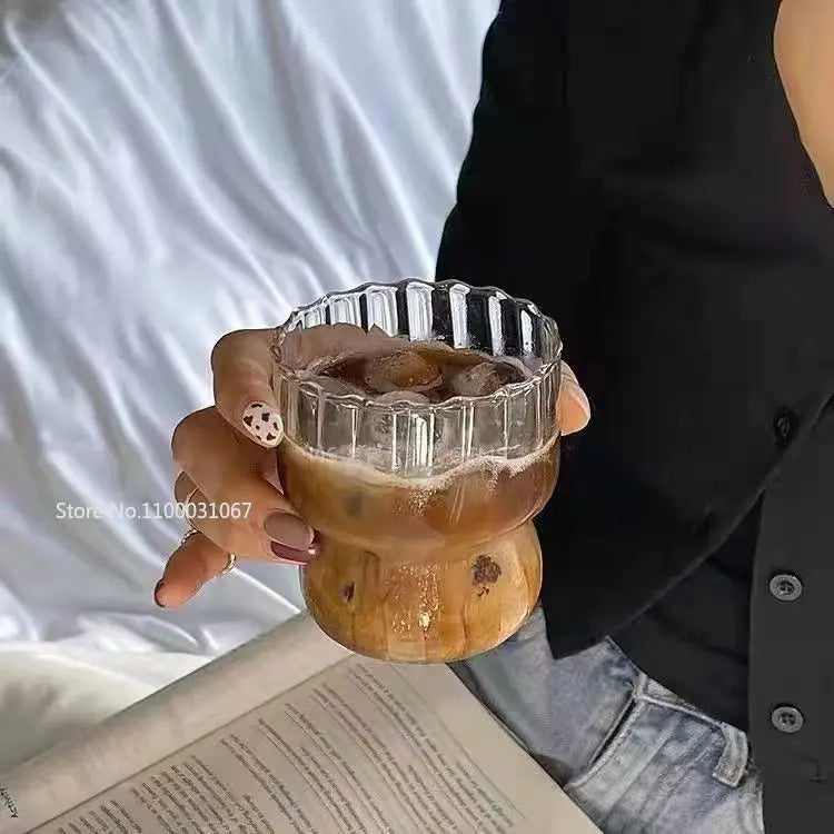 Decorbites™ Glas-Kaffeetassen-Set für Tee, Bier, Saft – Hitzebeständige transparente Becher