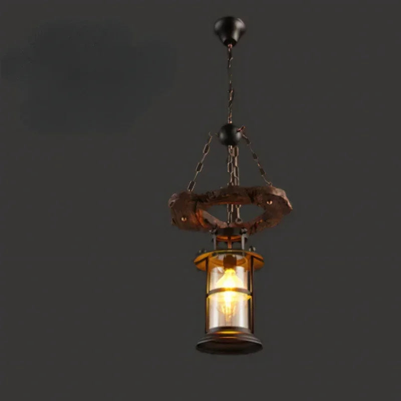 Decorbites™ Eisenrad-LED-Hängeleuchten – Industrielle metallische Glanz-Hängelampen