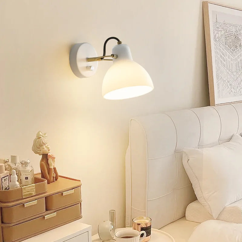 Decorbites™ Japanischer Stil Weißes Glas LED Wandleuchte Verstellbare Beleuchtung