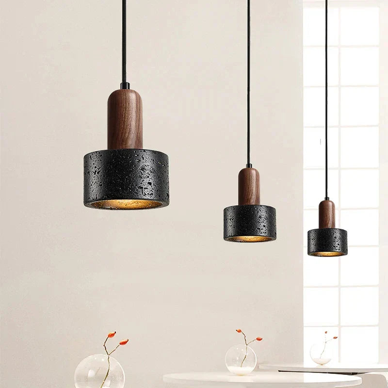 Decorbites™ Creme Nordische Kleine Pendelleuchte für modernes Wabi-Sabi-Schlafzimmer-Dekor