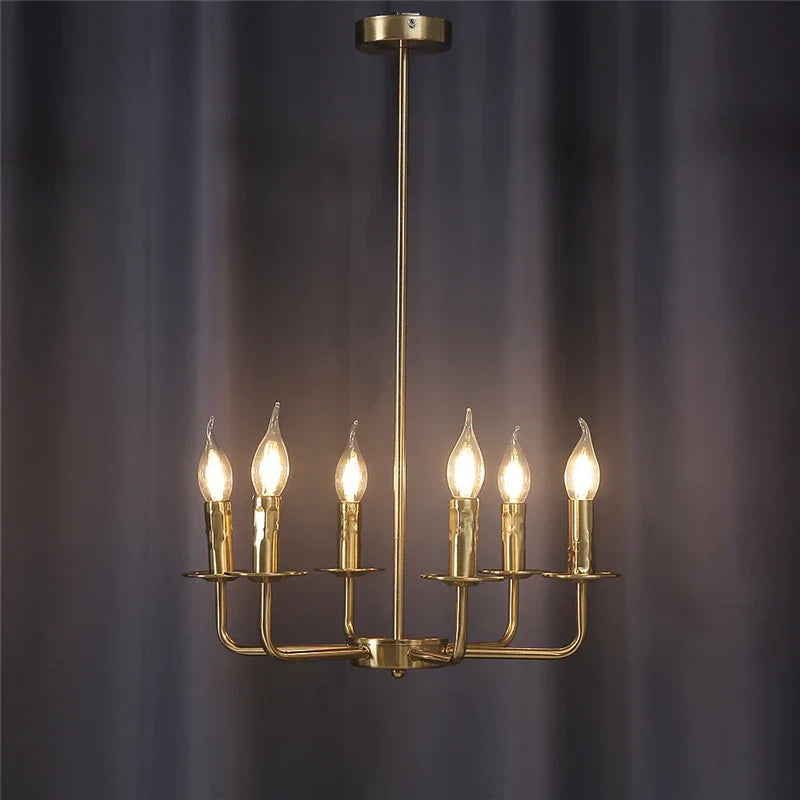 Decorbites™ Eisenkunst-Lüsterleuchten für Esszimmer, Wohnzimmer, Küche – E14 Kerzenarmaturen