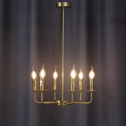 Decorbites™ Eisenkunst-Lüsterleuchten für Esszimmer, Wohnzimmer, Küche – E14 Kerzenarmaturen