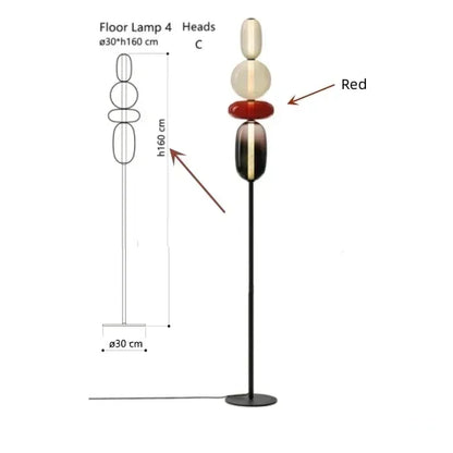 Decorbites™ Glasbodenleuchte LED Tischlampe – Italienisches Design Hohe Qualität