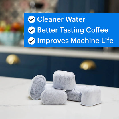 Decorbites™ Espressomaschine Wasserfilter - 6er-Pack Breville BWF100 Aktivkohlefilter-Ersatz
