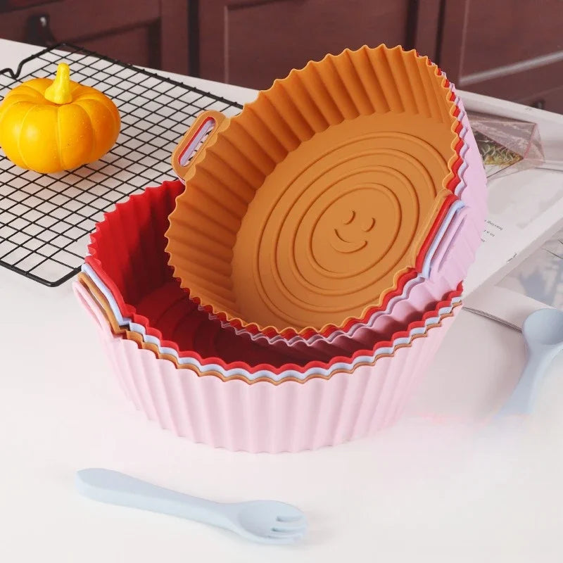 Decorbites™ Silikon-Korb-Einsätze für Air Fryer Back-Grillpfanne Pizzamatte Zubehör
