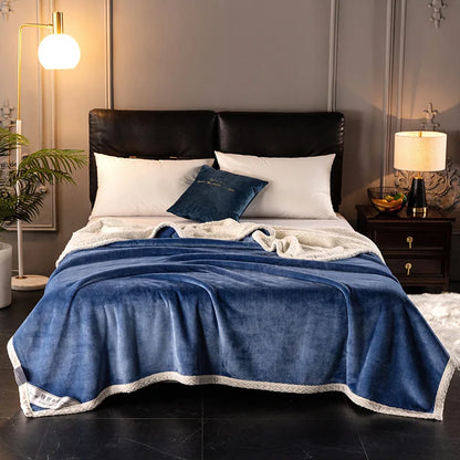 Decorbites™ Zweilagiges Samt-Sofadecke: Luxuriös warm & hautfreundlich