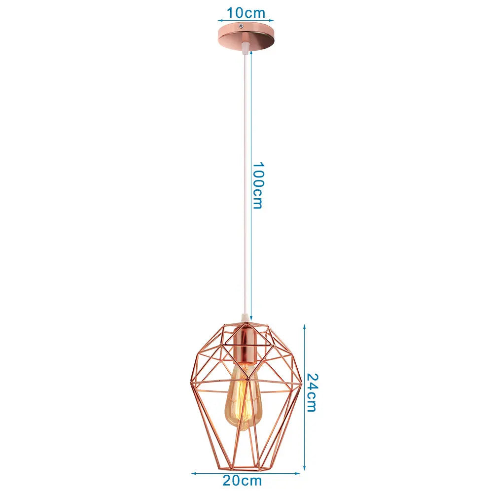 Decorbites™ Industrielles Retro-Loft-LED-Pendantleuchte für Wohnzimmer, Küche und Heim