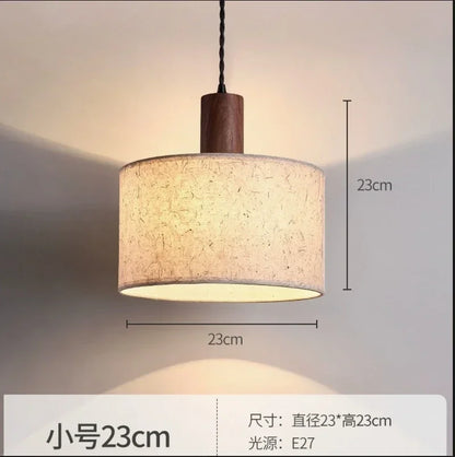 Decorbites™ Sahne Wabi-sabi Kronleuchter Lampe Retro Japanischer Stil Schlafzimmer Dekor Beleuchtung