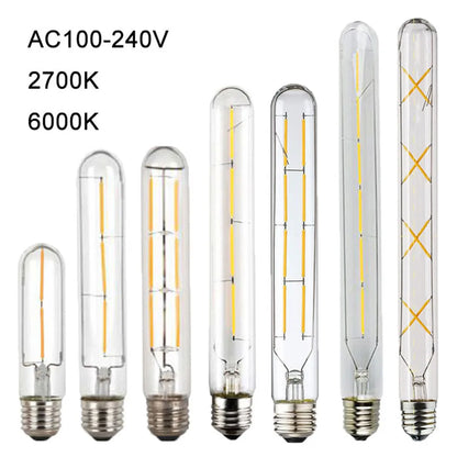 Decorbites™ LED-Filament-Tubus-Edison-Glühbirne 6000K T10 T185 T225 T30 T300 4W 6W 8W