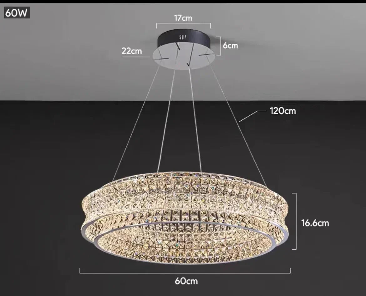 Decorbites™ K9-Kristall-Luxus-Lüster für Restaurant Bar Hotel LED-Lampen