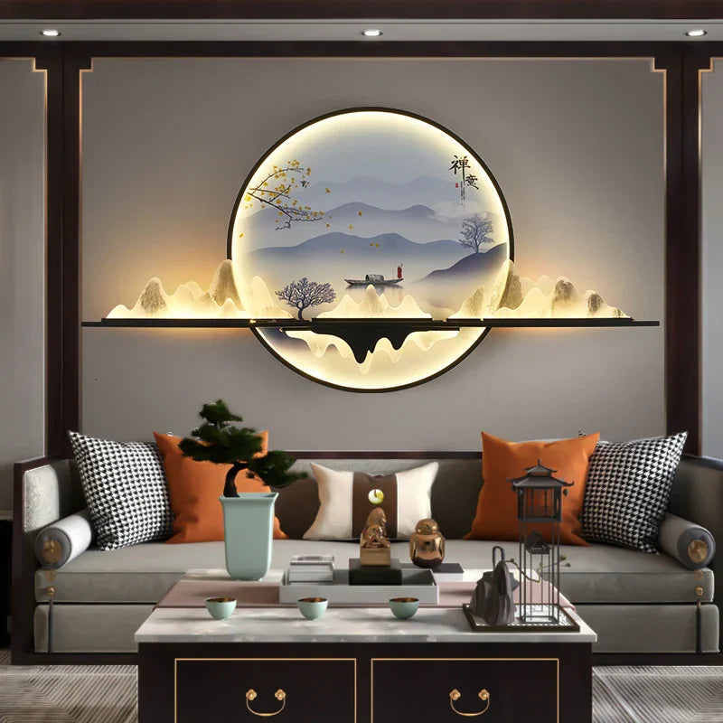 DecorBites™ Landscape LED Wall Picture Light for Home Living Bedroom Study