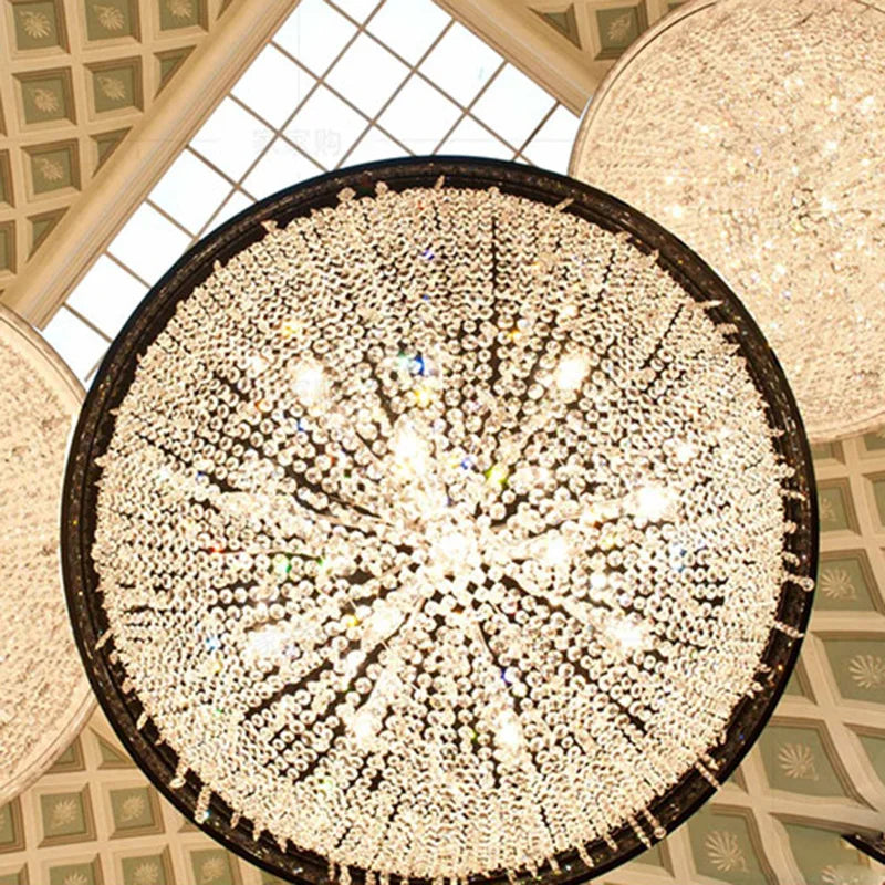 Decorbites™ Kristall-Quaste-Eisen-Kronleuchter: Luxuriöse LED-Hängeleuchte für Wohnzimmer & Restaurant