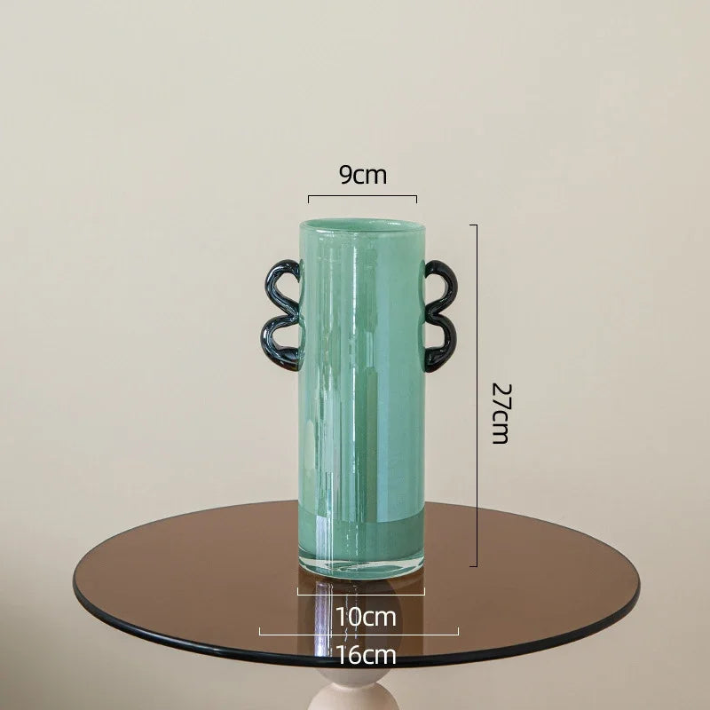Decorbites™ Smaragdgrünes Glasvasen-Hydroponik-Pflanztöpfe Blumenraumausstellung