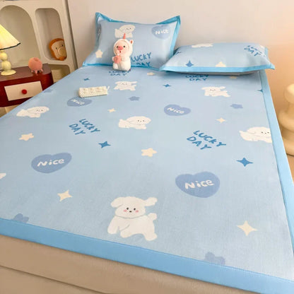Decorbites™ Antibakterielles Muster-Matratzen-Set | Hautfreundlich & Weiche Matratze | Sommer-Klimaanlage