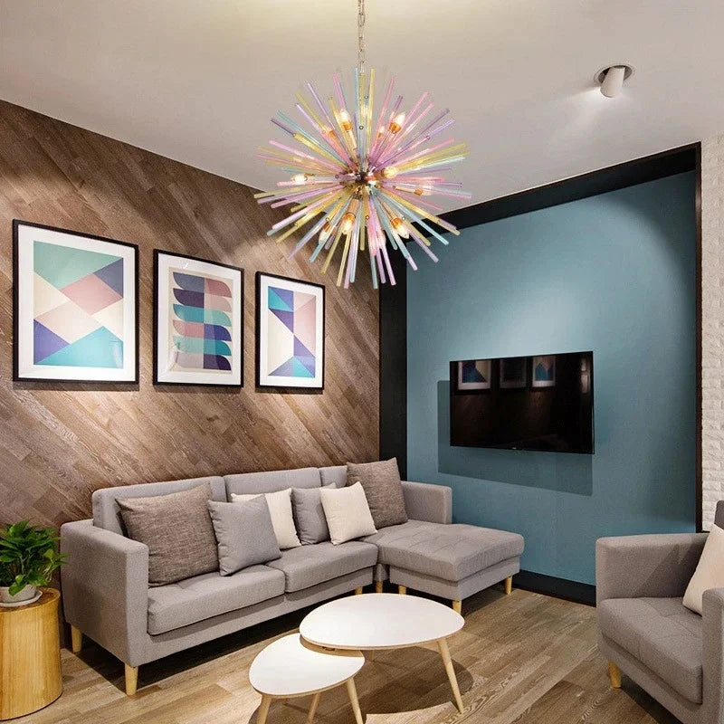 Decorbites™ Dandelion-Lüster: Bunte LED-Hängeleuchte, modernes und personalisiertes Design