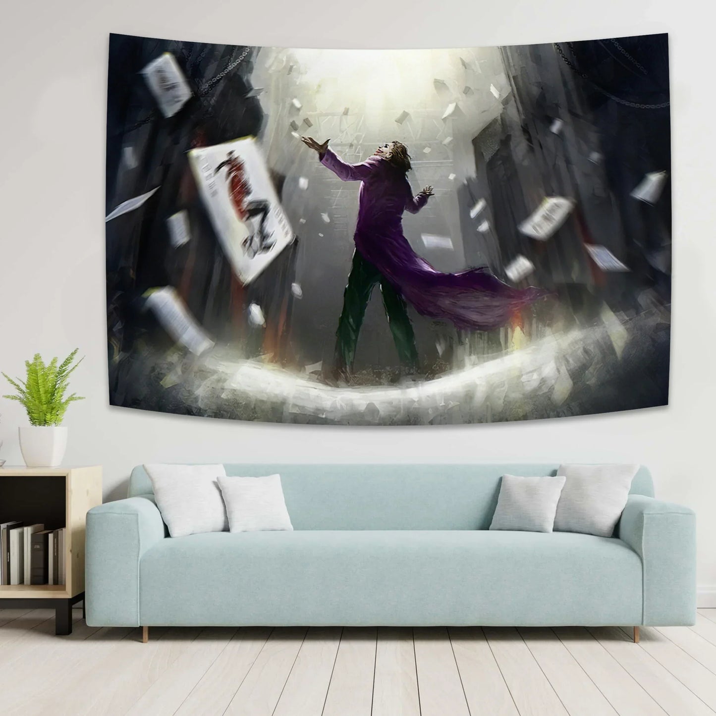 Decorbites™ Joker-Gobelin: Tarotkarten-Hippie-Wandkunst, Künstlerhaus-Dekoration
