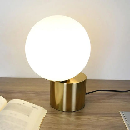 Decorbites™ Glas-Schreibtischlampe: Schlankes nordisches Design, ideal für Schlafzimmer, Wohnzimmer, E27