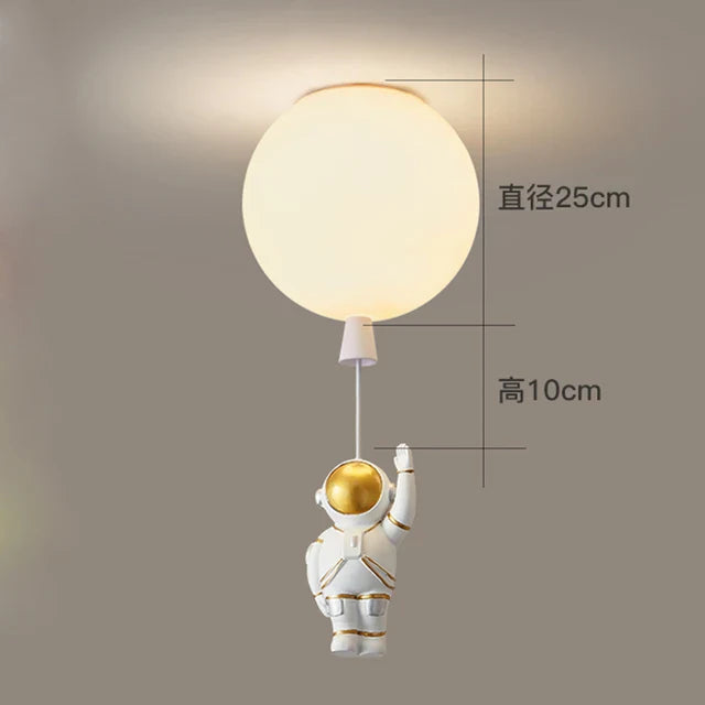 Glass Astronaut Pendant Light