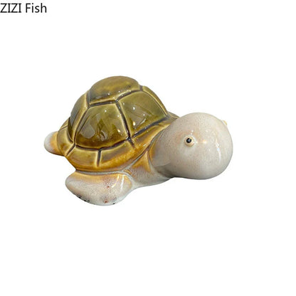 Decorbites™ Süße Schildkröten-Statue-Tablett Schreibtisch-Dekoration Raum-Dekor Kreative Skulptur