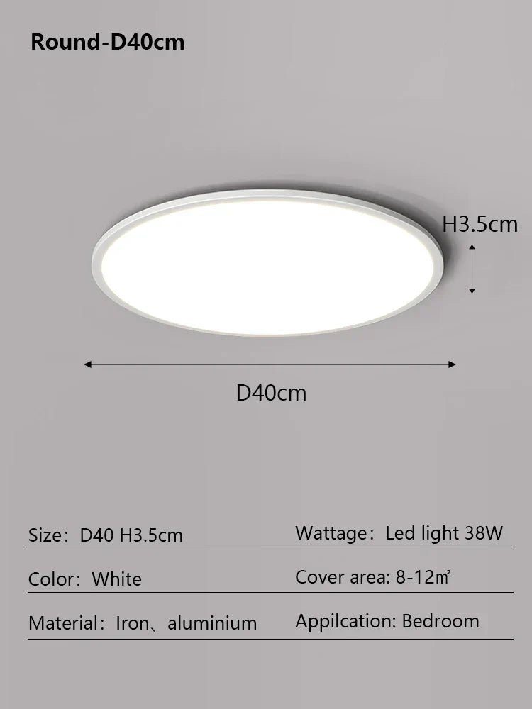 Decorbites™ LED-Deckenleuchte: Modernes minimalistisches rechteckiges Design für Wohnzimmer, Schlafzimmer, Innenbeleuchtung
