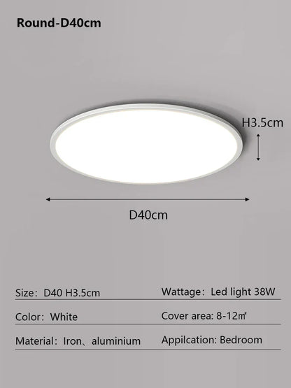 Decorbites™ LED-Deckenleuchte: Modernes minimalistisches rechteckiges Design für Wohnzimmer, Schlafzimmer, Innenbeleuchtung