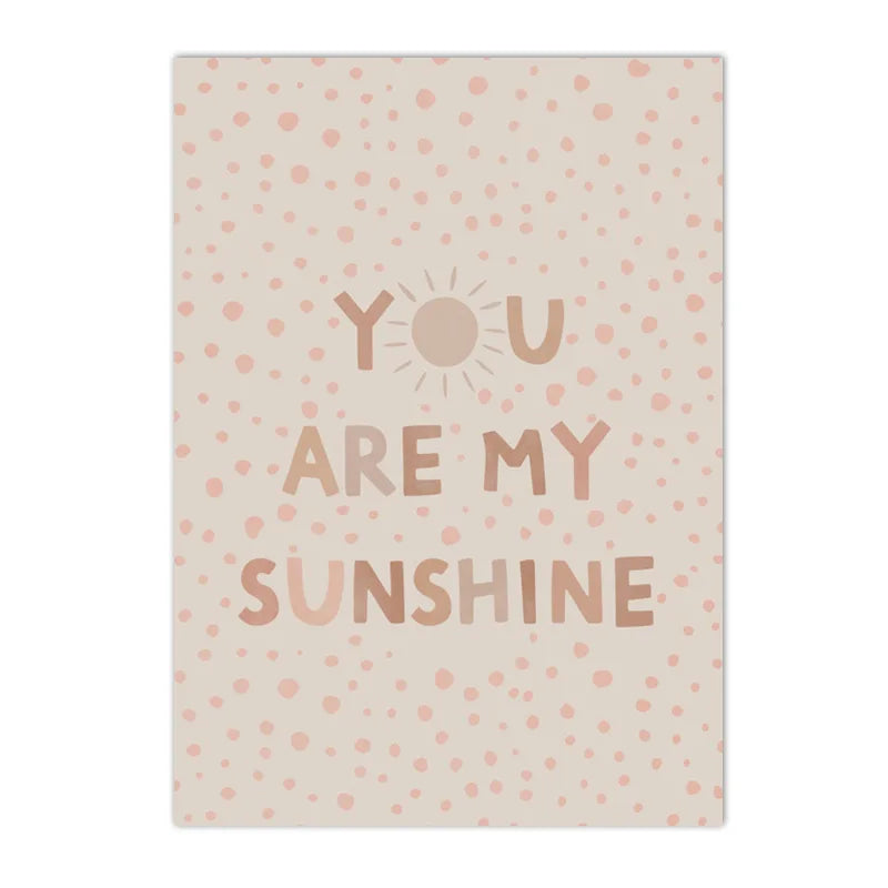 Alpaca Unicorn Rainbow Bear Heart Poster Alphabet Quotes Prints Boho Nursery Wall Art Canvas Painting Pictures Kids Room Decor