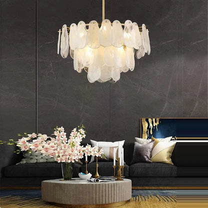Decorbites™ Wolkenverglasungs-Kronleuchter: Moderne LED-Lüster für Innenbeleuchtung im Wohnzimmer-Dekor