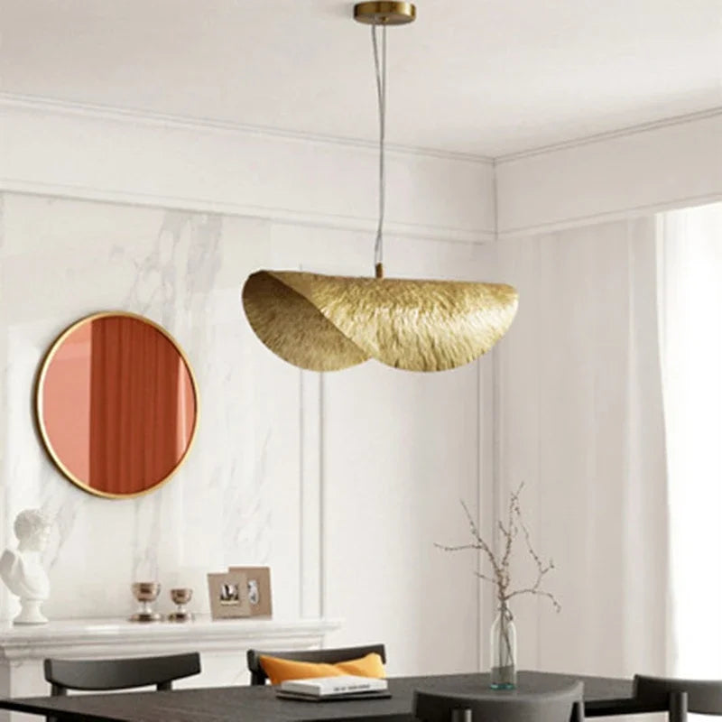 Decorbites™ Blatt Leuchte Kupfer Kronleuchter Pendellampe für Nachttisch Wohnzimmer Esszimmer Bar