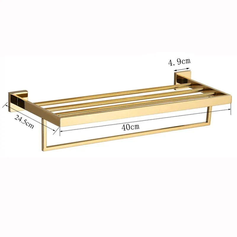 Decorbites™ Wandmontage-Handtuchhalter aus Edelstahl 304 Badezimmer-Zubehör