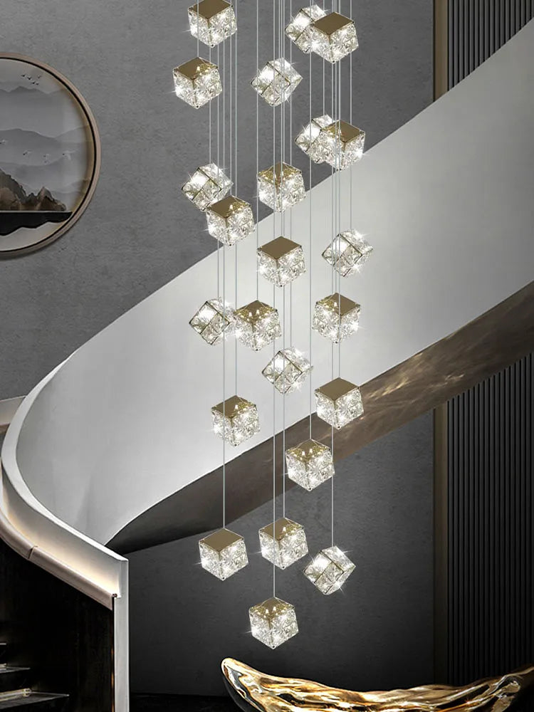 Decorbites™ Kristall Moderne Kronleuchter für Wohnzimmer Luxus-Loft LED-Beleuchtung Treppenhaus-Kronleuchter