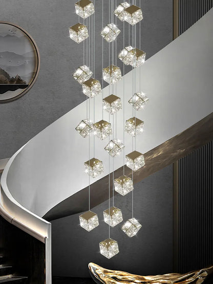 Decorbites™ Kristall Moderne Kronleuchter für Wohnzimmer Luxus-Loft LED-Beleuchtung Treppenhaus-Kronleuchter