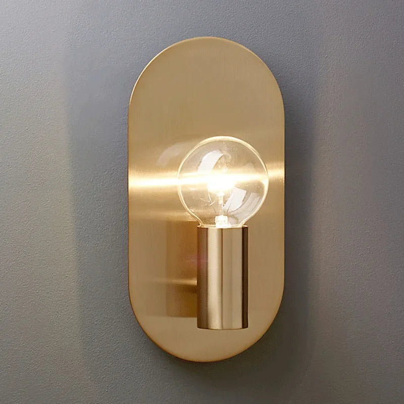 DecorBites™ Gold Bedroom Wall Sconce Indoor Lighting Fixture for Elegant Home Decor