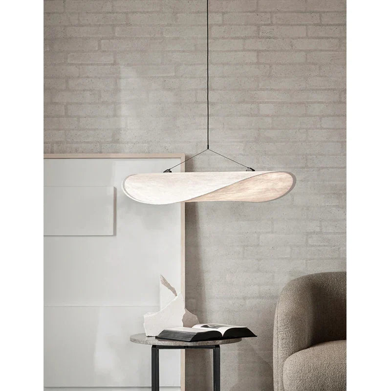 Decorbites™ Japanisches Wabi-Sabi-Minimalistisches Schlafzimmer-Lüster – Weiße Kunst-Teeraum-Beleuchtung
