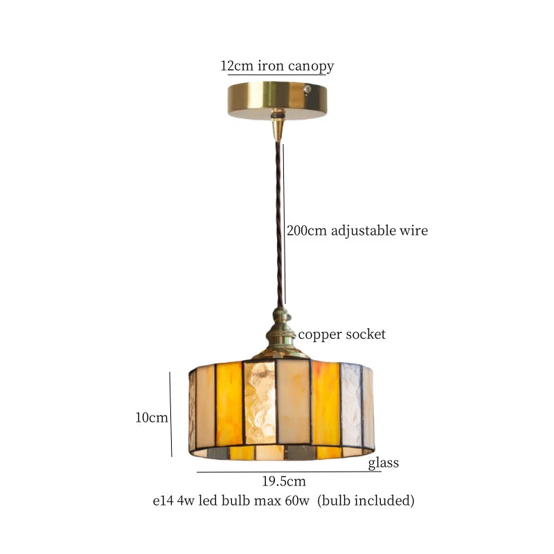 LED Glass Pendant Light