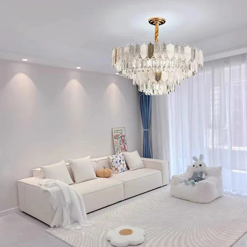 Decorbites™ Kristall-Innenleuchter: Postmoderne LED-Hängeleuchten für luxuriöse Wohnzimmerdekoration