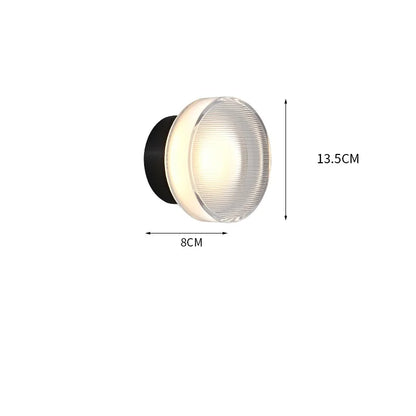 DecorBites™ LED Wall Sconce Light Luxury Modern Creative Acrylic Bedroom Living Room Lamp