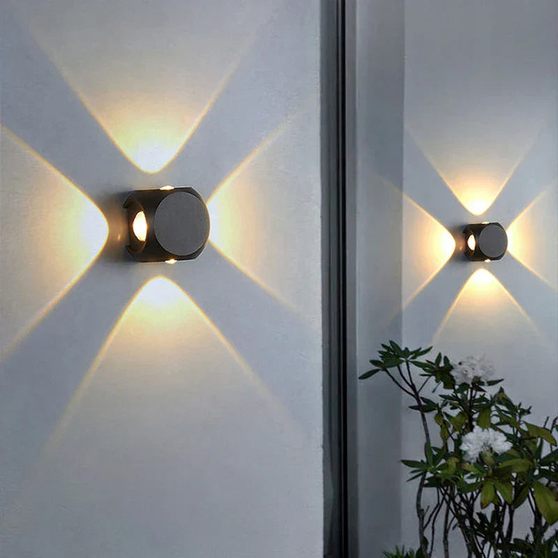 DecorBites™ 4W LED Wall Light for Home Decor and Outdoor Garden Sconce