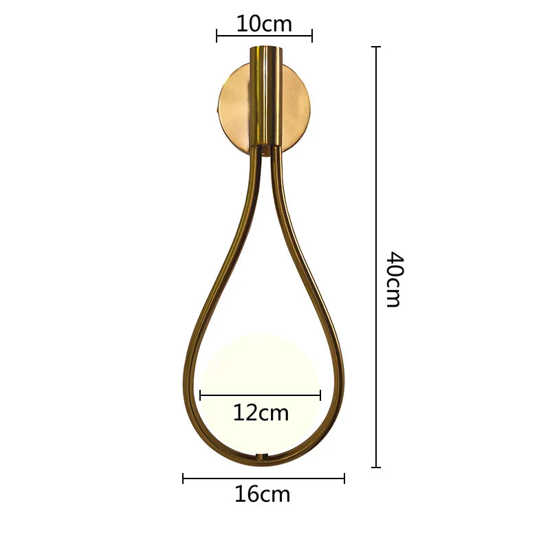 DecorBites™ Glass Ball Pendant Lamps for Home Kitchen Bar Decor & Wall Sconce