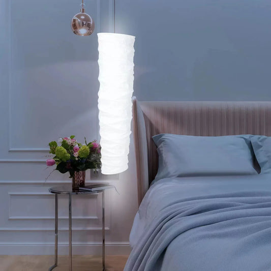 Decorbites™ Elegante Säulenstehlampe mit Reispapier-Schirm für das Wohnzimmer
