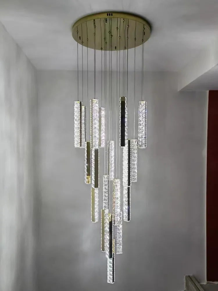 Gold Chrome Crystal Pendant