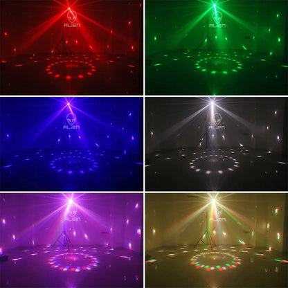 Decorbites™ 4-in-1 Laser-Stroboskop-UV-Schwarzlicht-Bühnenbeleuchtung für Partys und Veranstaltungen