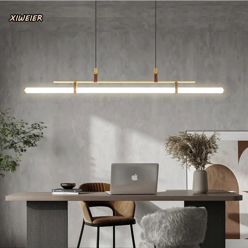 Decorbites™ Glasgürtel-Kronleuchter: Moderne LED-Beleuchtung für Innenräume in Restaurants & Büros