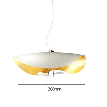 Decorbites™ Lederarm-Manta-Hängeleuchte - Industrielles Retro-Design, Weiß & Schwarz.